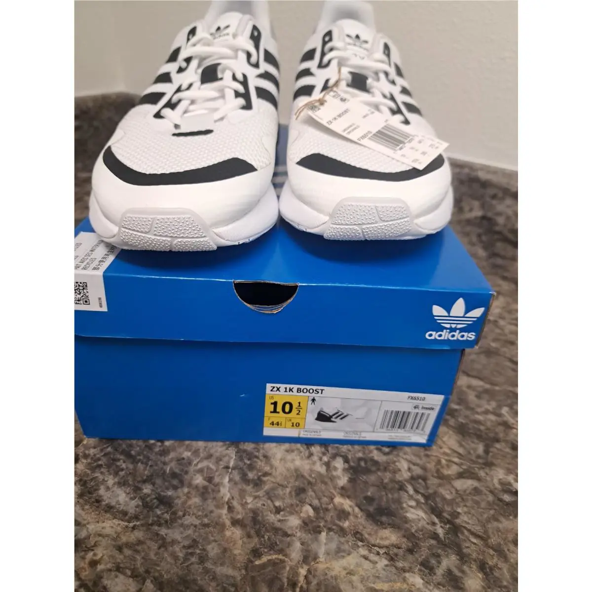 Adidas shoes - Adidas originals ZX 1K Boost - FX6510 - White 1