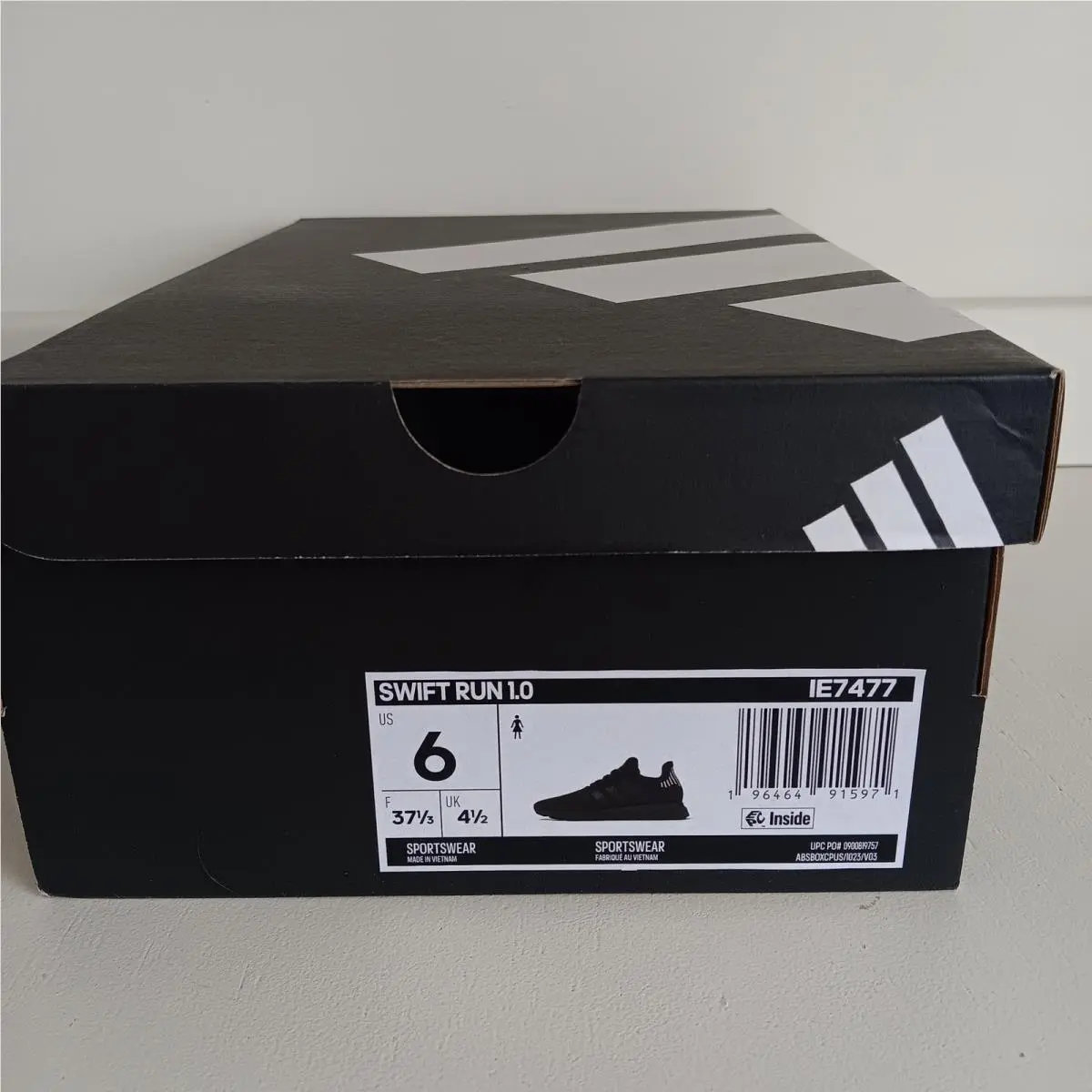 Adidas shoes - Swift Run 1.0 - Swift Run - IE7477 - Black (UPC: 196464915971) 7