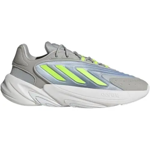 Women`s Adidas US Size 7 Ozelia Sport Shoes Grey Two/lucid Lemon/cloud White