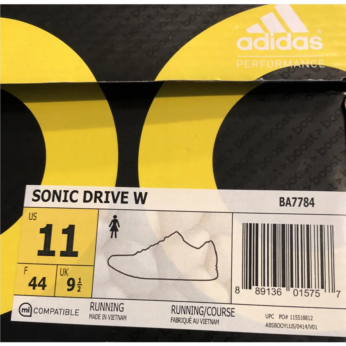 Adidas shoes - adidas Sonic Drive - Sonic Drive - BA7784 - White (UPC: 889136015757) 9