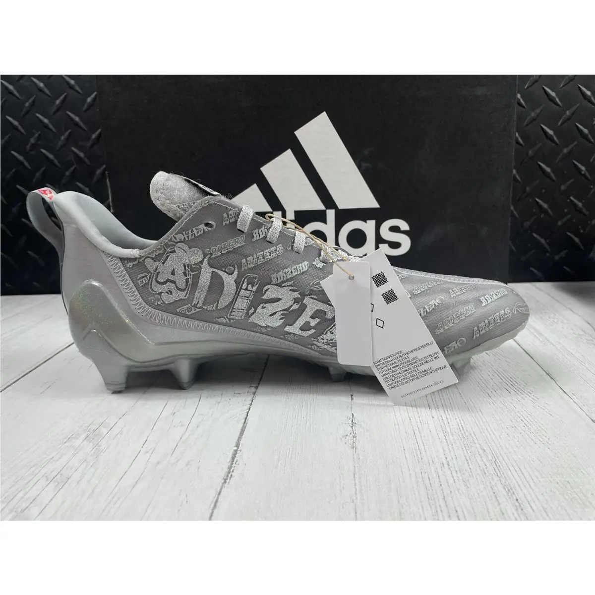 Adidas shoes - adidas adizero Cleat - adizero Cleat - GY4380 - Gray (UPC: 0195733312657) 8