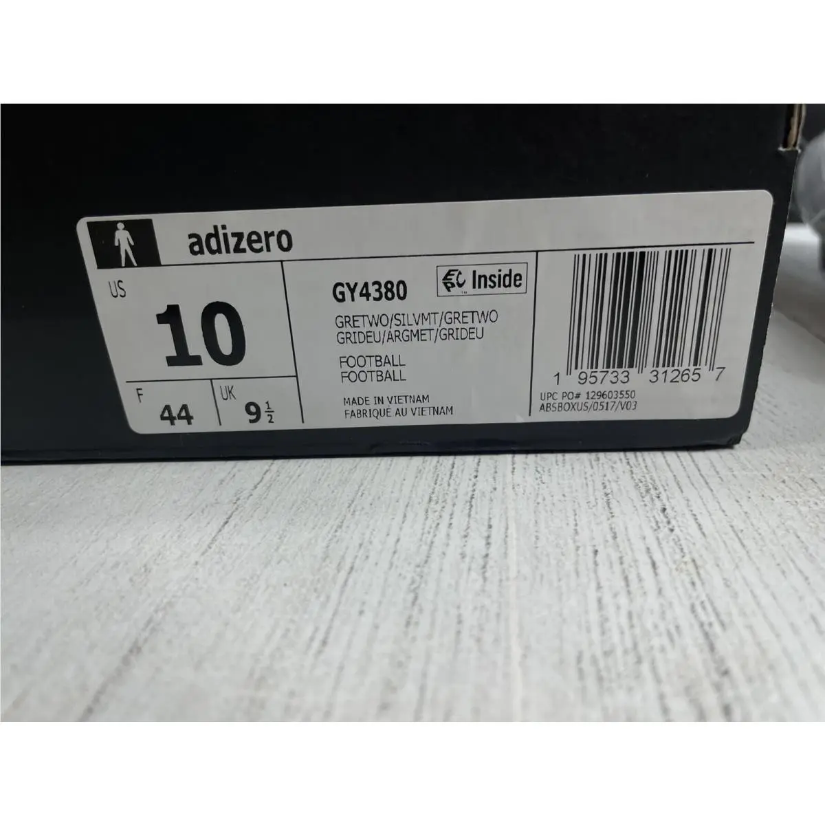 Adidas shoes - adidas adizero Cleat - adizero Cleat - GY4380 - Gray (UPC: 0195733312657) 10