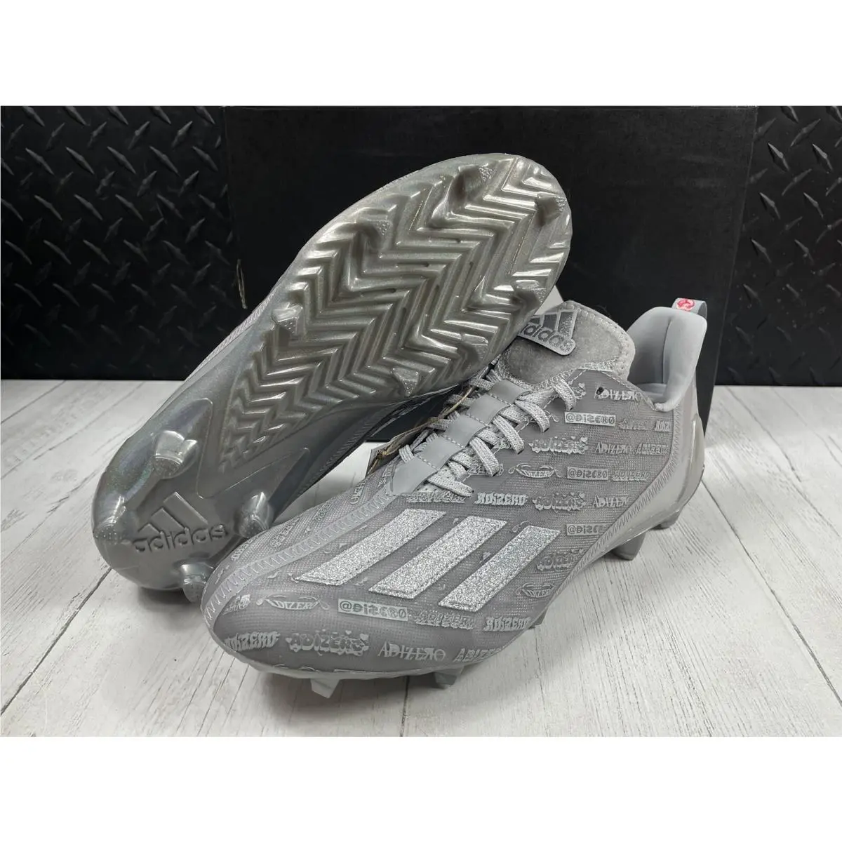 Adidas shoes - adidas adizero Cleat - adizero Cleat - GY4380 - Gray (UPC: 0195733312657) 4