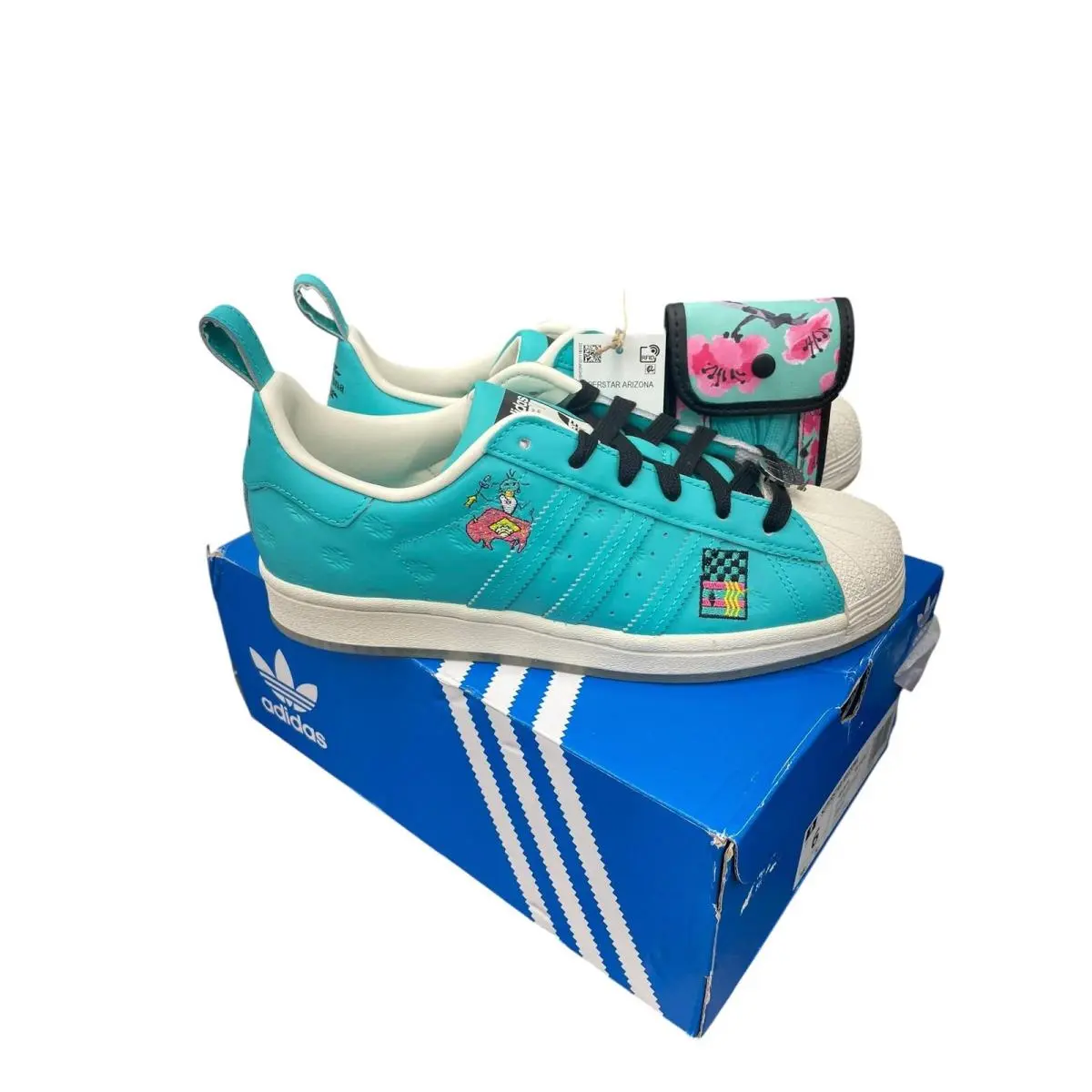 Adidas shoes - Superstar Arizona - Superstar Arizona - GZ2871 - Teal (UPC: 194818741122) 2