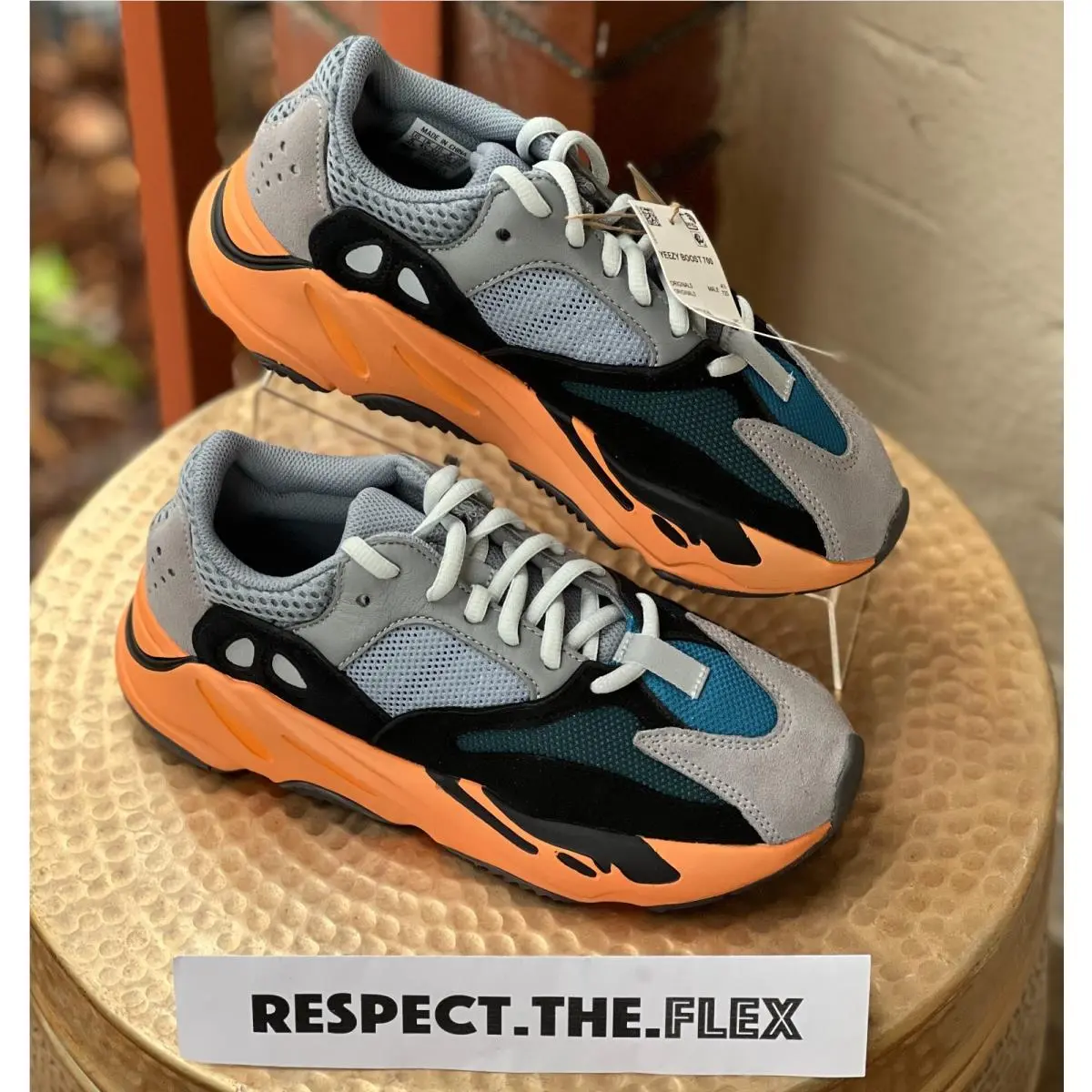 Adidas Yeezy Boost 700 Wash Orange - Size 5 GW0296