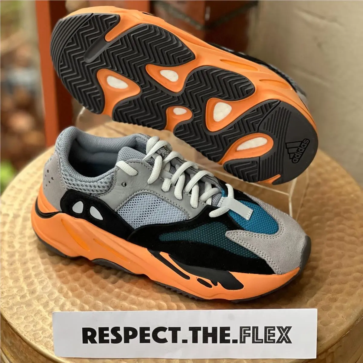 Adidas shoes - adidas Yeezy Boost 700 - Yeezy Boost - GW0296 - Orange (UPC: 0195735187949) 0
