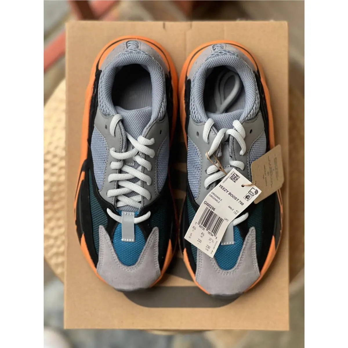 Adidas shoes - adidas Yeezy Boost 700 - Yeezy Boost - GW0296 - Orange (UPC: 0195735187949) 1