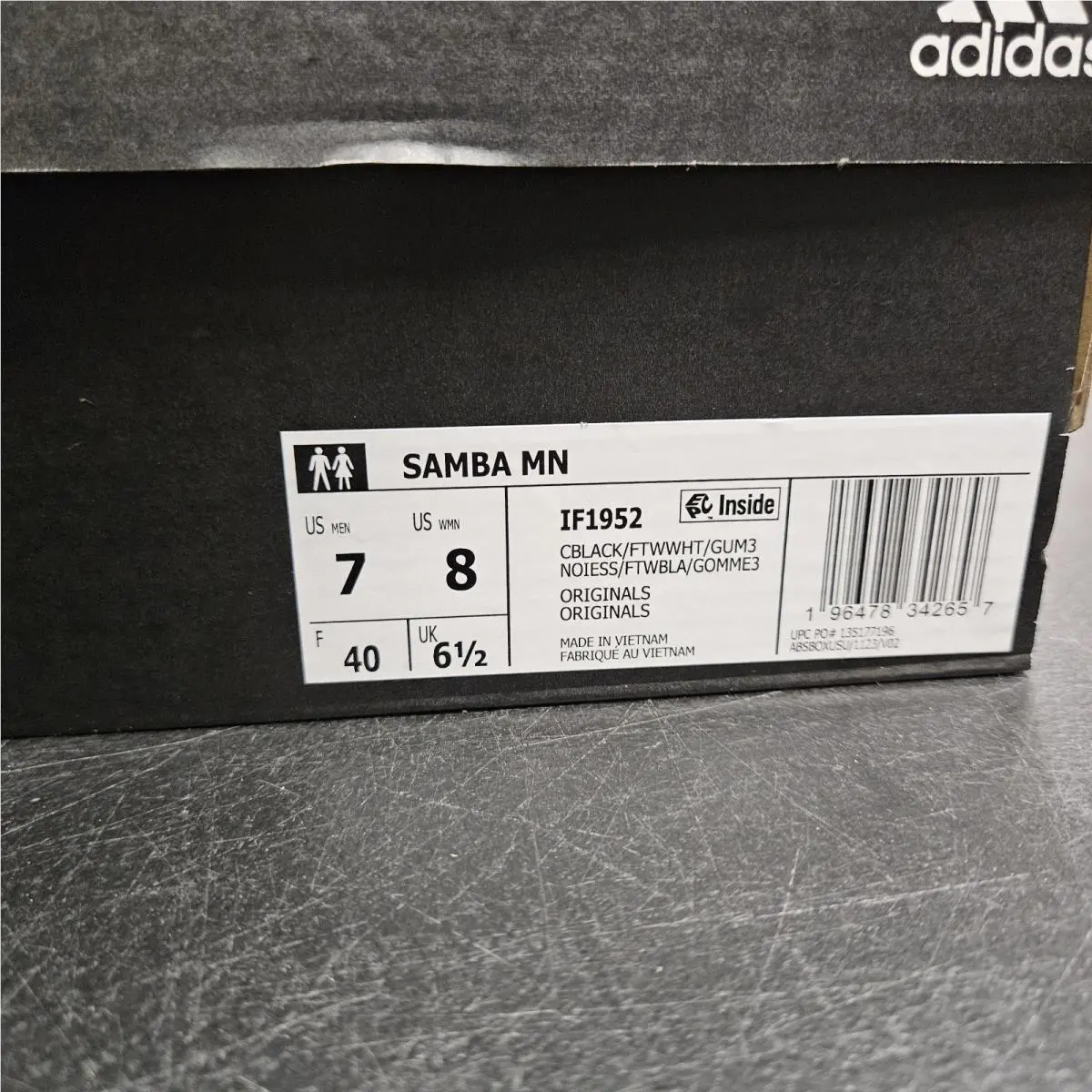 Adidas shoes - adidas Samba MN - Samba - IF1952 - Black / White / Gum (UPC: 196478342657) 4