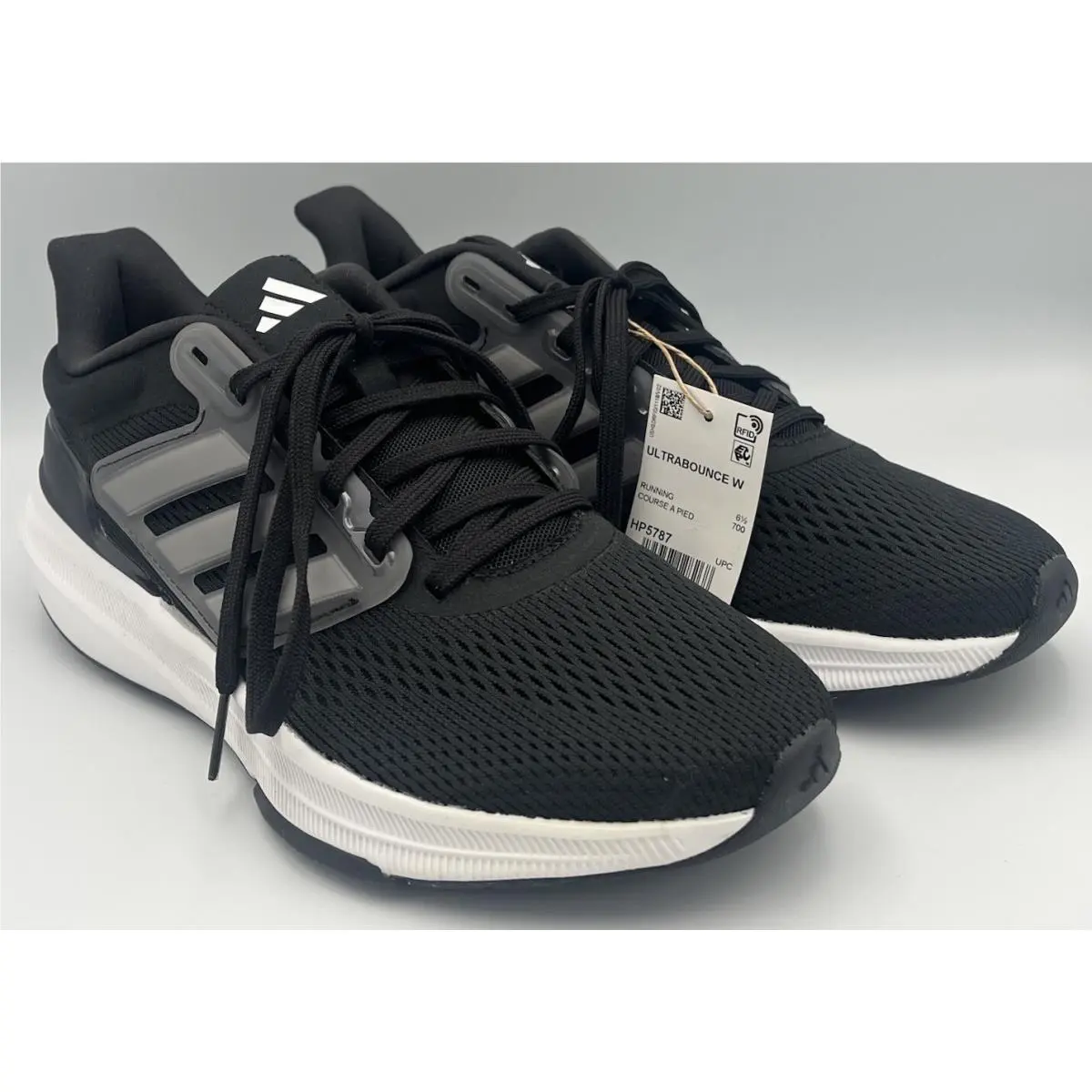 Adidas Ultrabounce Running Core Black / Cloud White Women`s - HP5787 Sz 9.5