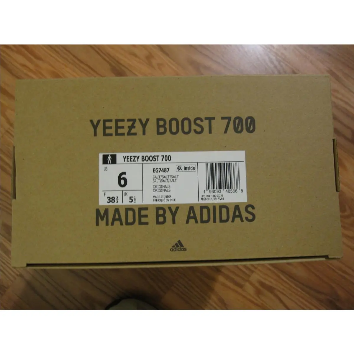 Adidas shoes - adidas Yeezy Boost 700 - Yeezy Boost - EG7487 - White (UPC: 0193093405668) 6