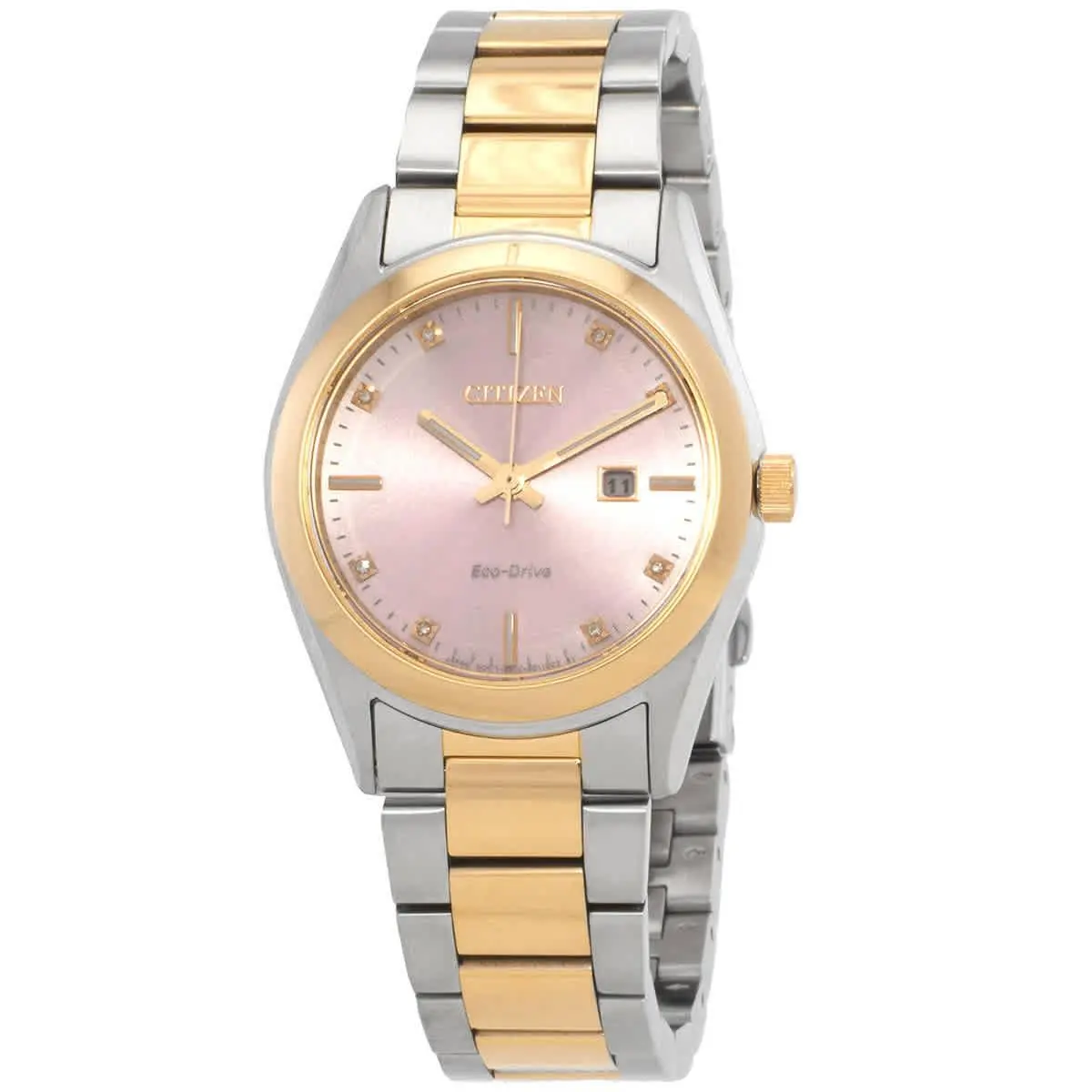 Diamond Pink Dial Watch EW2706-58X by Citizen