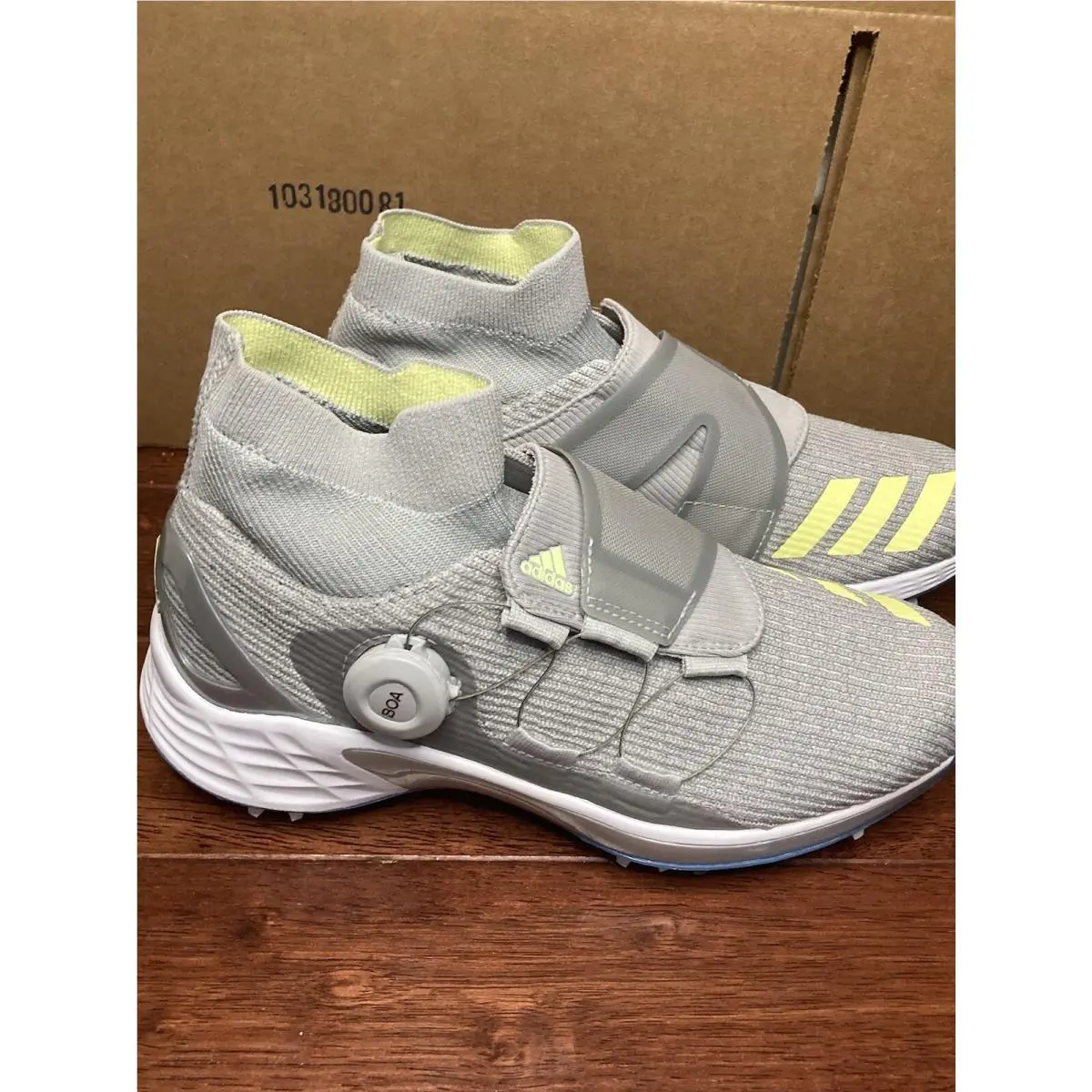 Adidas Women`s Zg21 Waterproof Motion Primegreen Boa Golf Midcutshoes