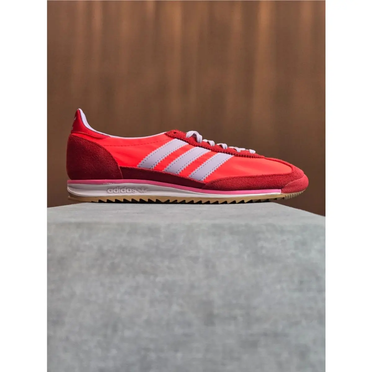 Originals SL 72 OG - Solar Red Ice Lavender Scarlet JH7392 Women`s 8 by Adidas