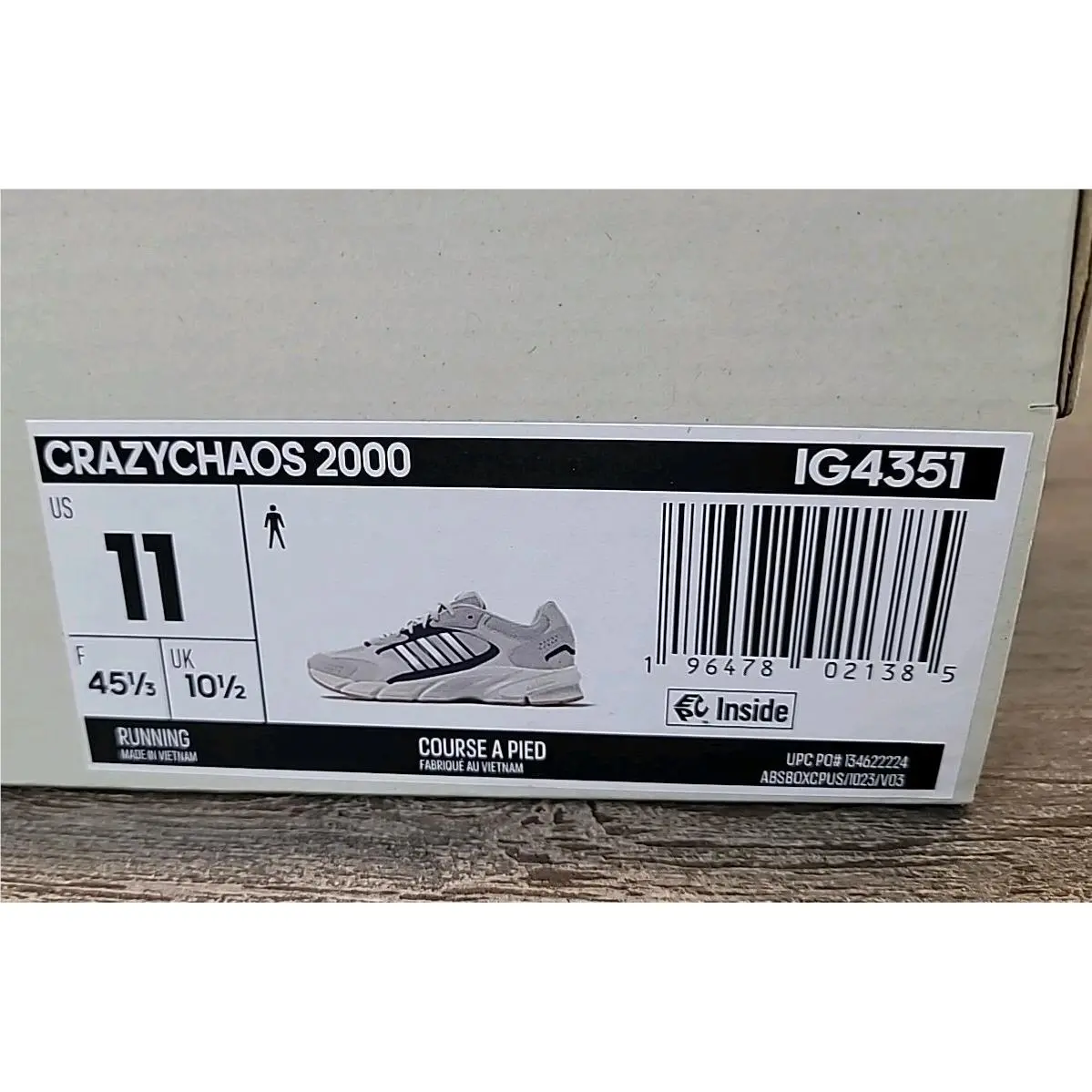 Adidas shoes - adidas Crazychaos - Crazychaos - IG4351 - Silver (UPC: 196478021385) 0