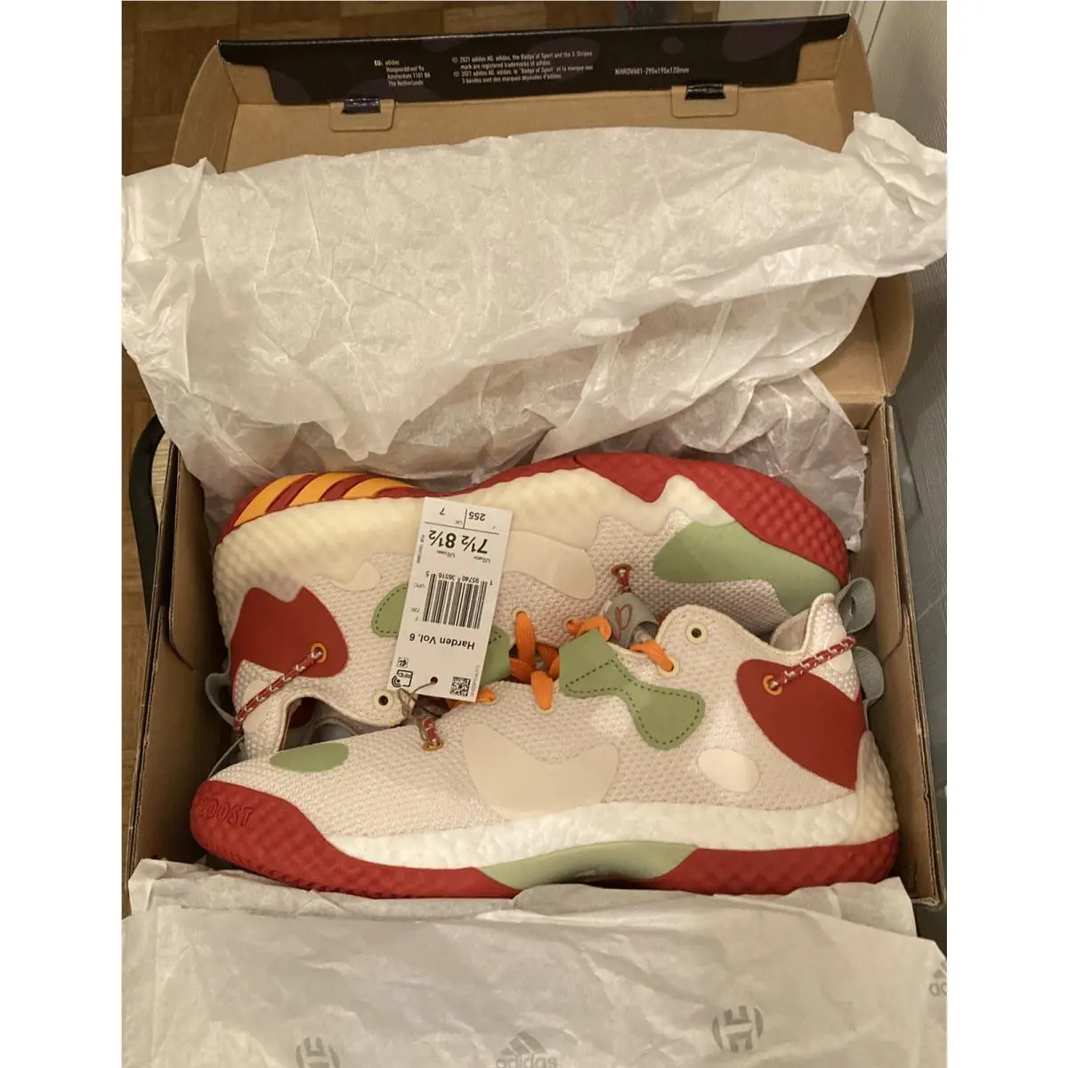 Adidas shoes - Harden Vol. 6 - Harden - GW9030 - Multicolor (UPC: 0195740365189) 4