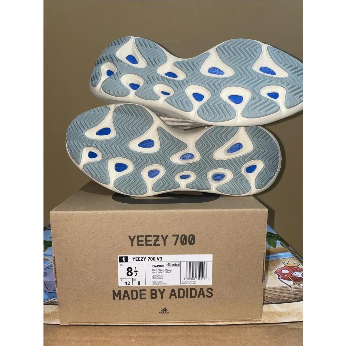 Adidas shoes - adidas Yeezy Boost 700 V3 - FW4980 - Beige (UPC: 0191982351447) 3