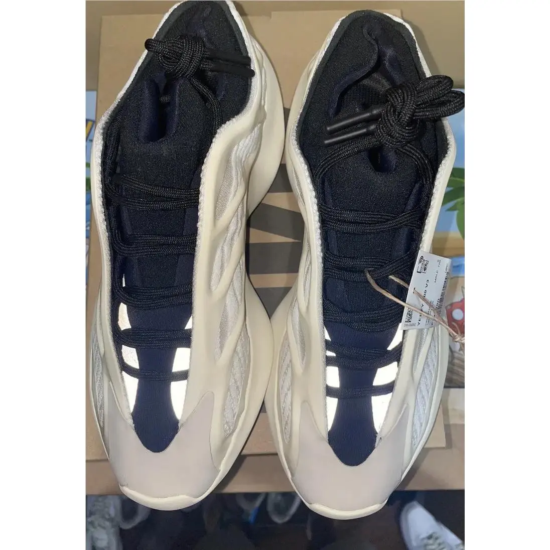 Adidas shoes - adidas Yeezy Boost 700 V3 - FW4980 - Beige (UPC: 0191982351447) 4