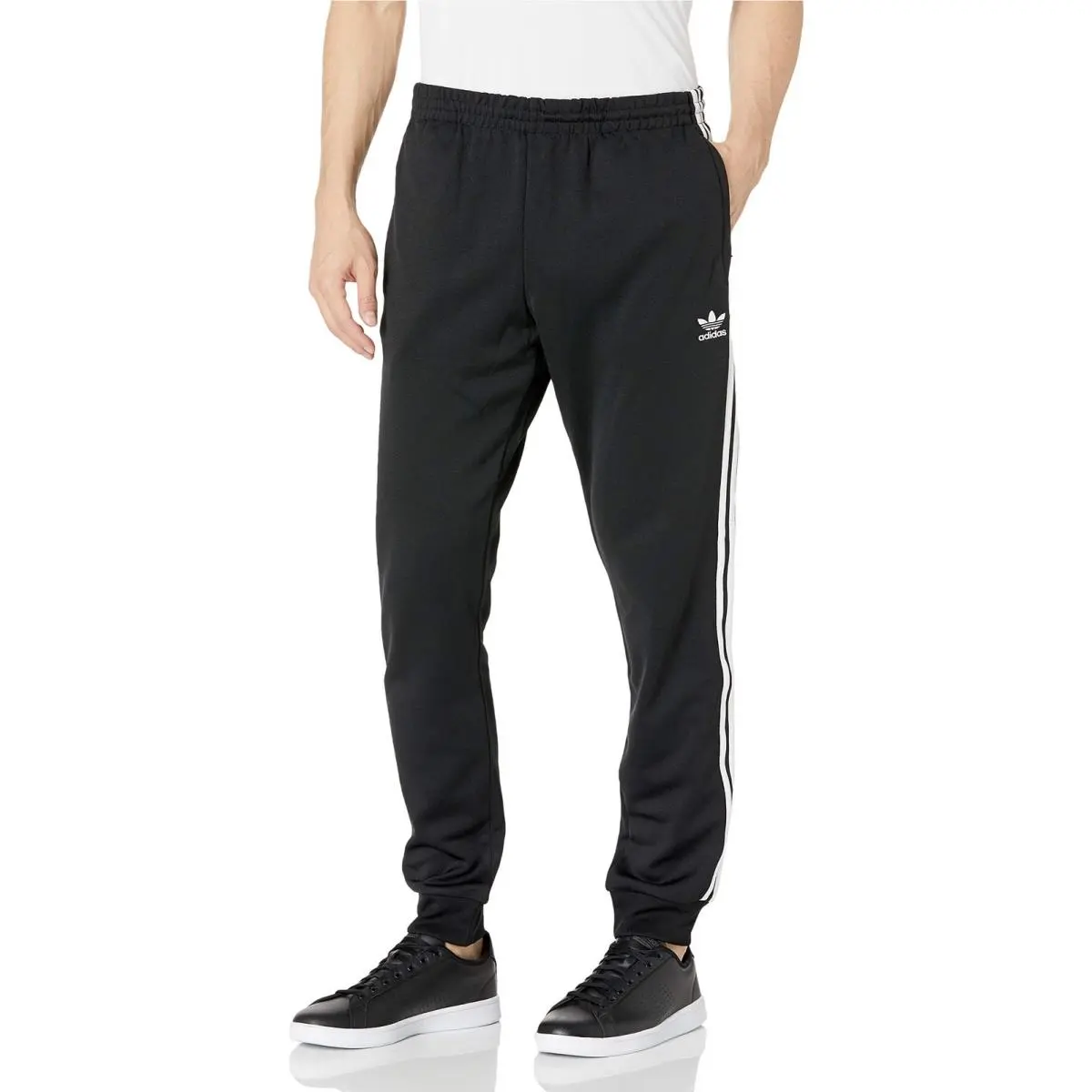 Adidas Originals Primeblue Superstar Track Mens Active Pants Black/white Medium