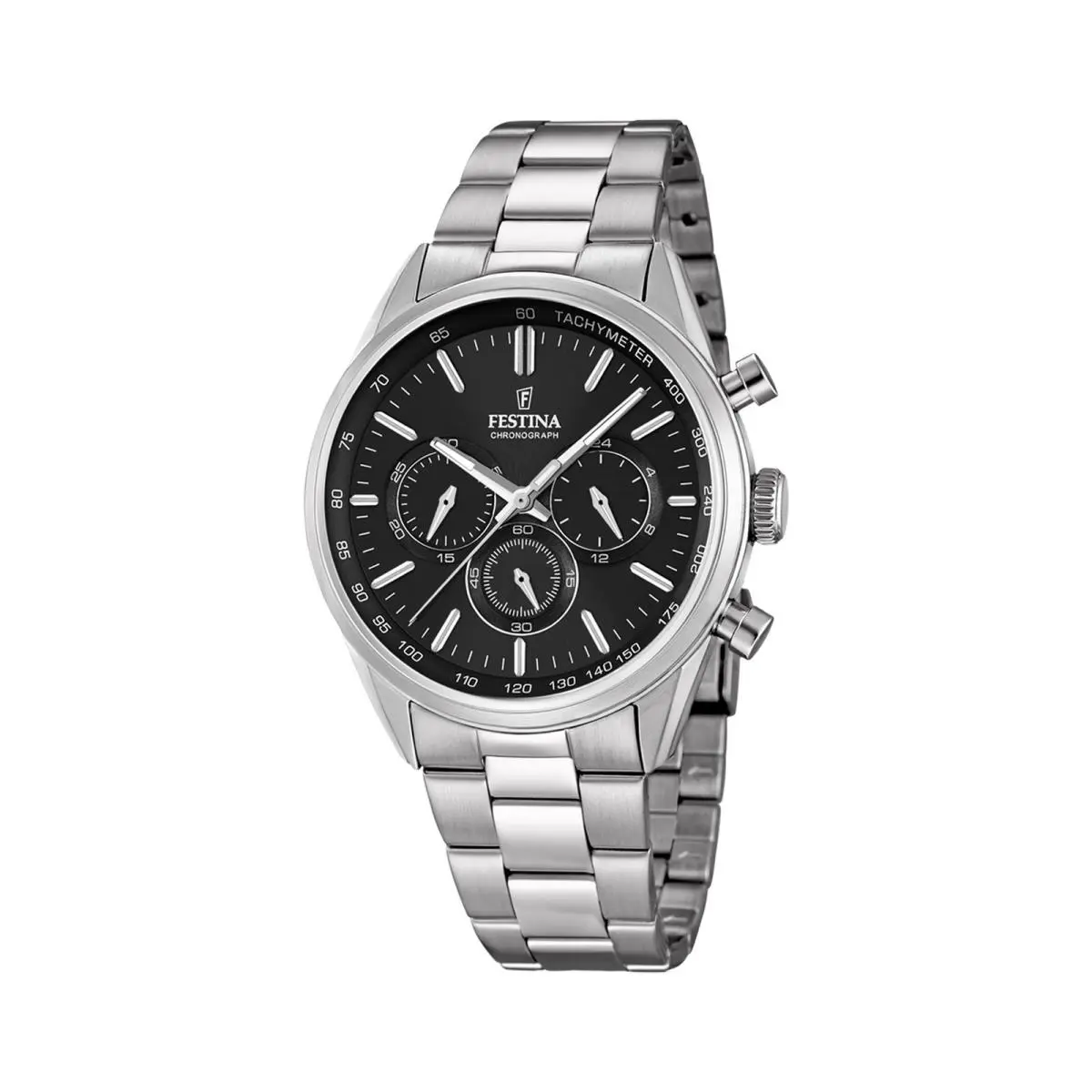 Watch Festina F16820/4 Timeless Chrono Man 43.5 Stainless Steel