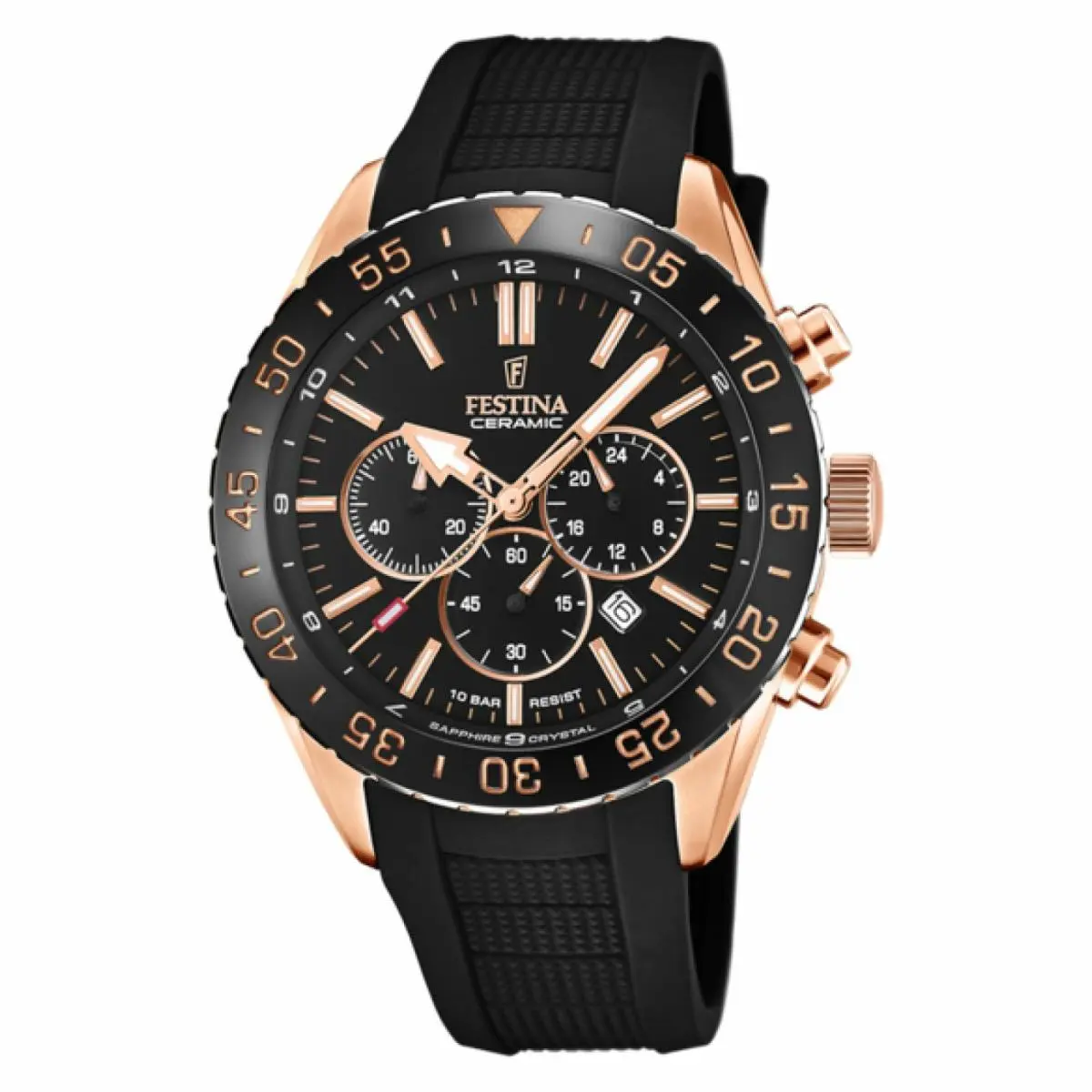 Watch Festina F20516/2 Ceramic Man 44 Stainless Steel
