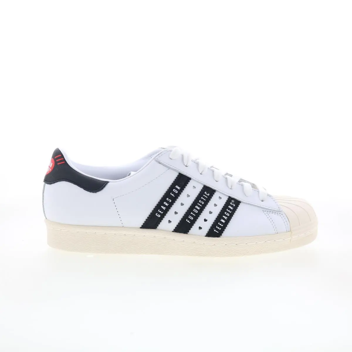 Adidas Superstar Human Made FY0728 Mens White Lifestyle Sneakers Shoes 8.5