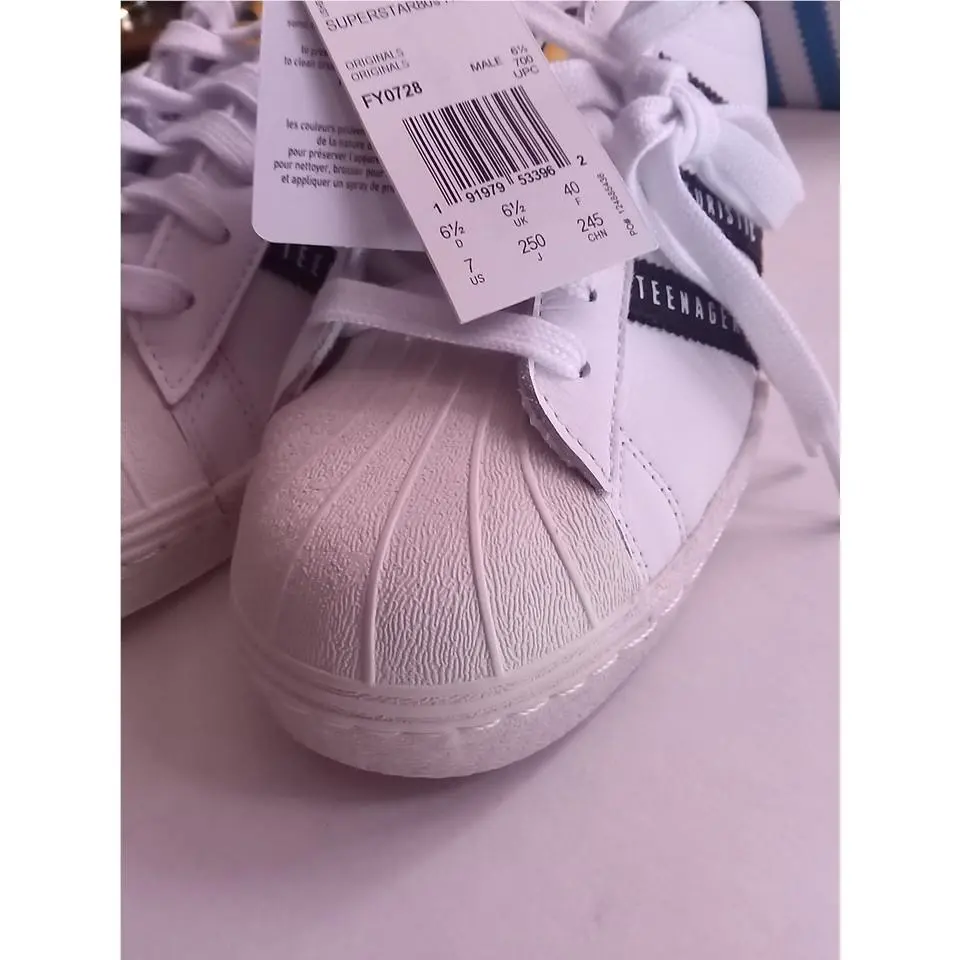 Adidas shoes - adidas Superstar 80S - Superstar - FY0728 - White/Black/Chalk White 4