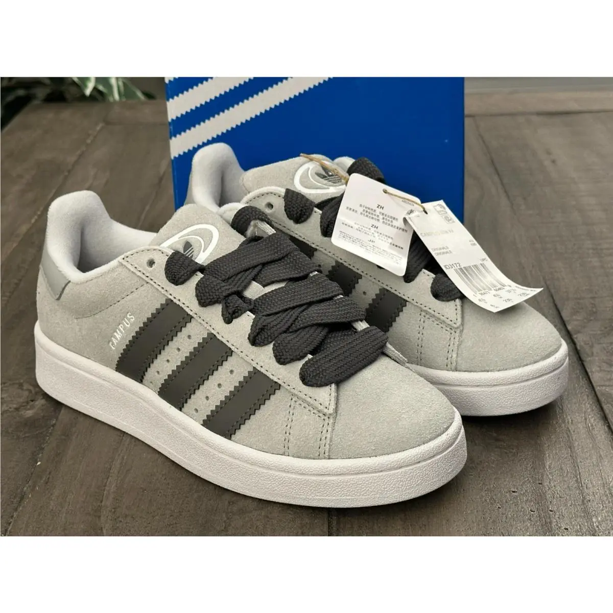 Adidas shoes - adidas Campus 00s - Campus - ID3172 - Gray, Manufacturer: Grey Two/Charcoal/Core White (UPC: 196471604707) 8
