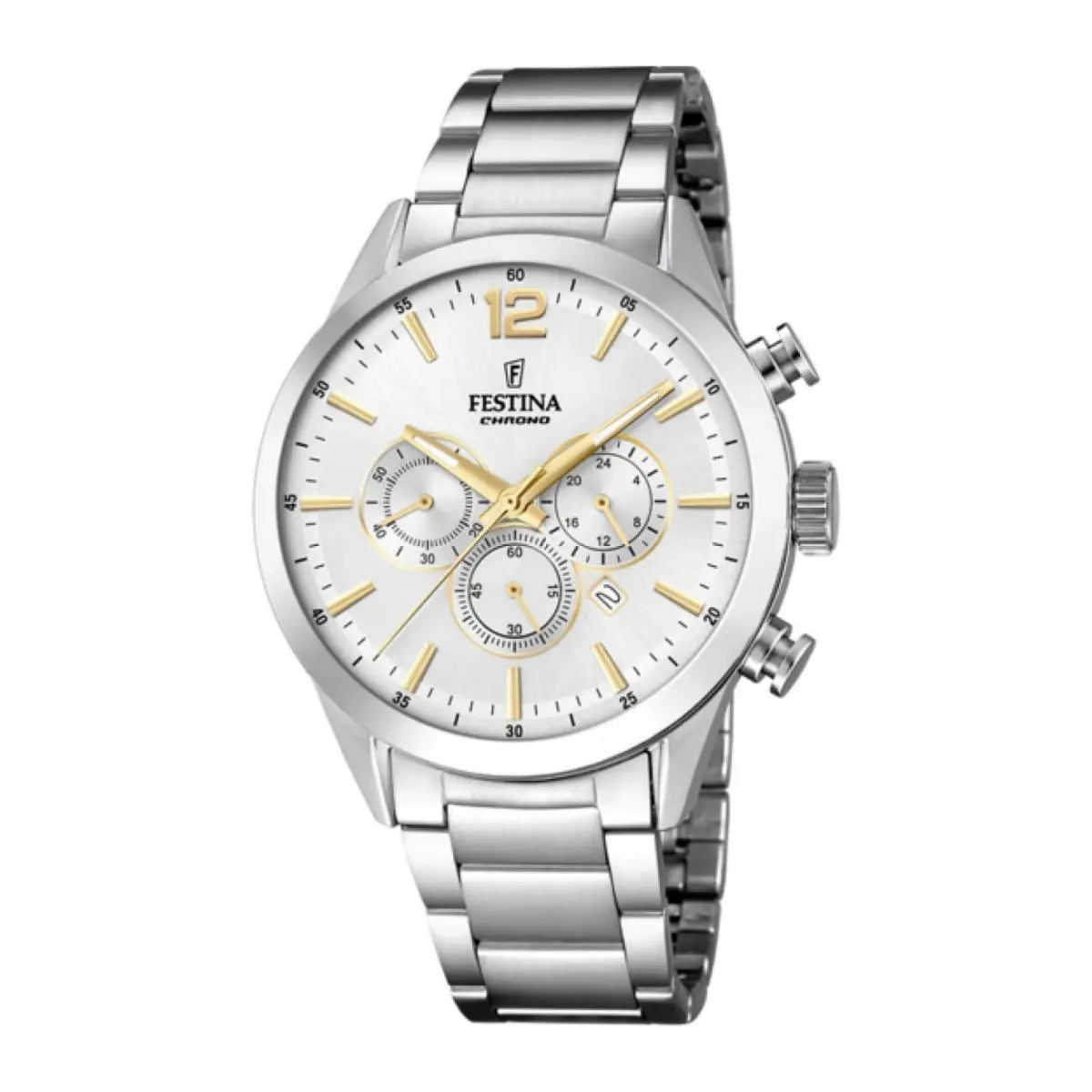 Watch  F20343/1 Timeless Chrono Man 43.5 Stainless Steel by Festina