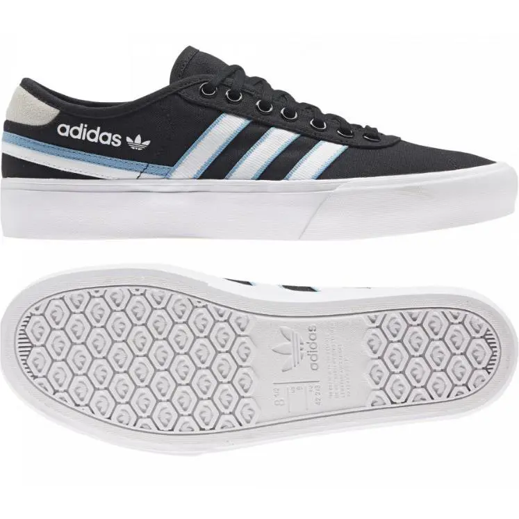 Adidas shoes - Core Black/White/Hazy Blue (UPC: 194814091382) 1