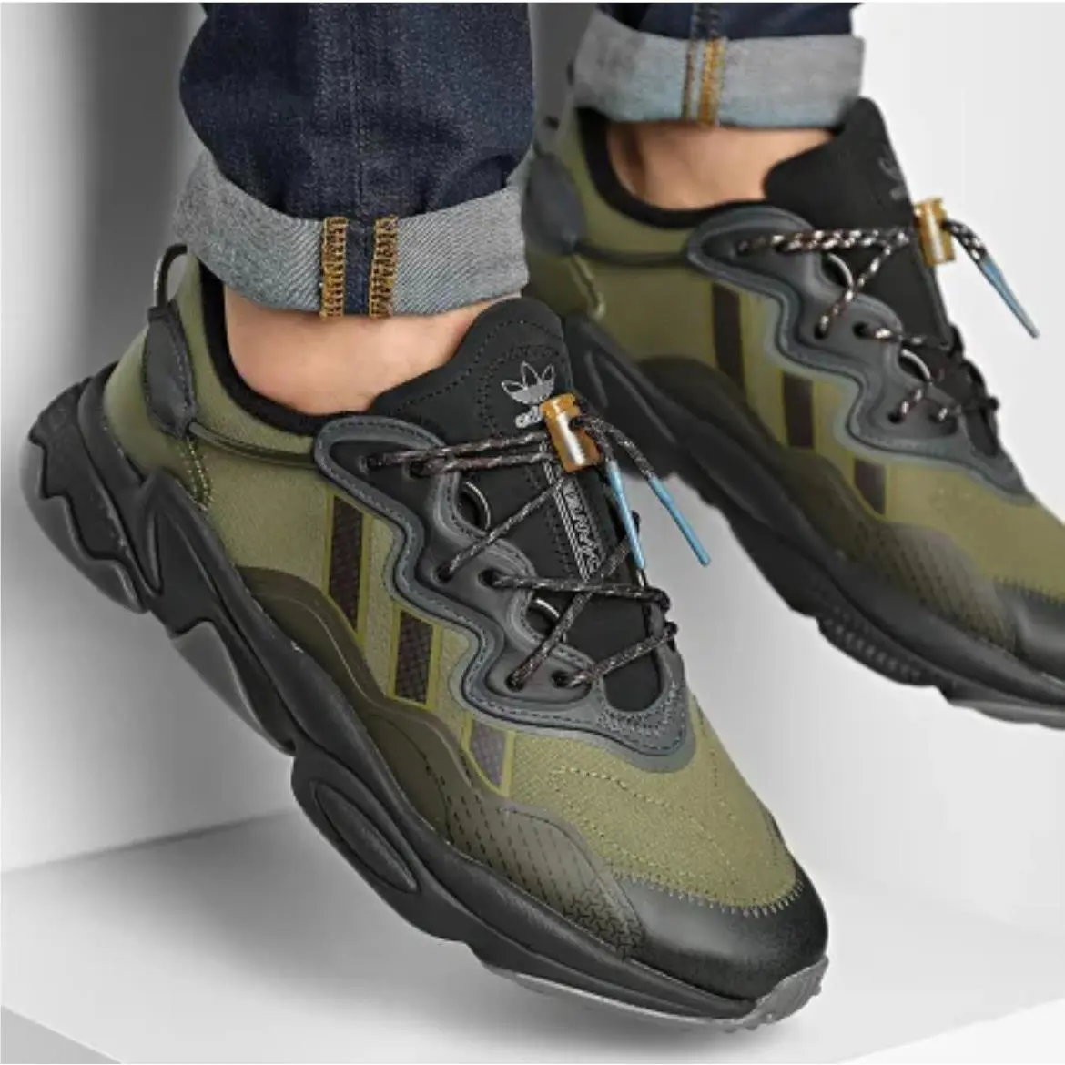 Adidas shoes - adidas Ozweego - Ozweego - H03402 - Focus Olive/ Shadow Olive/ Core Black 0