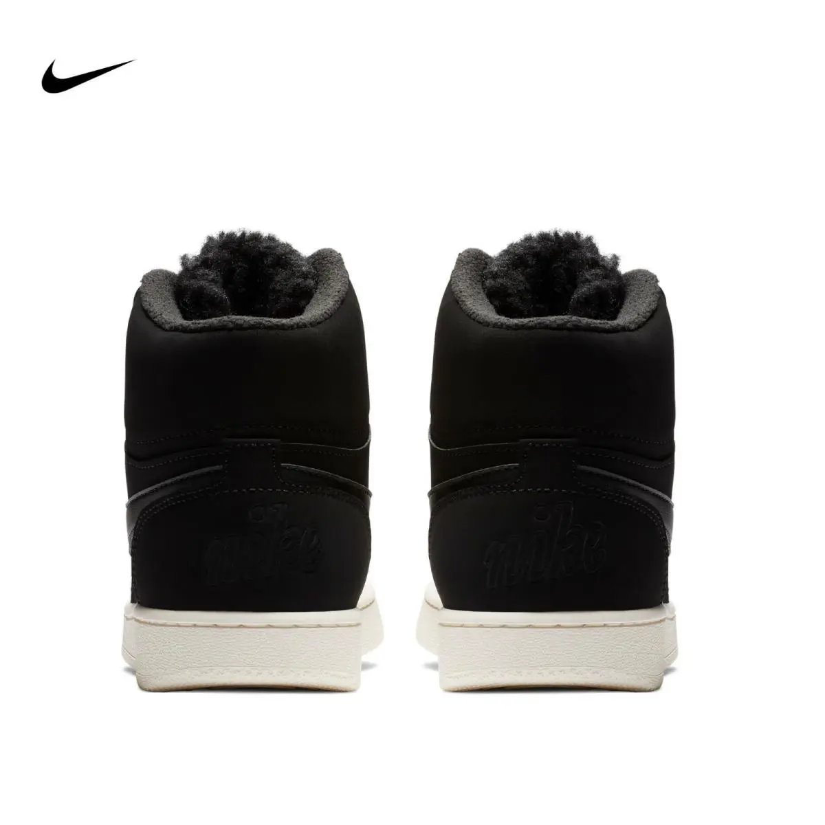 Nike shoes - Nike Ebernon Mid SE - Ebernon Mid - AV2478-001 - Black (UPC: 00191886401859) 3