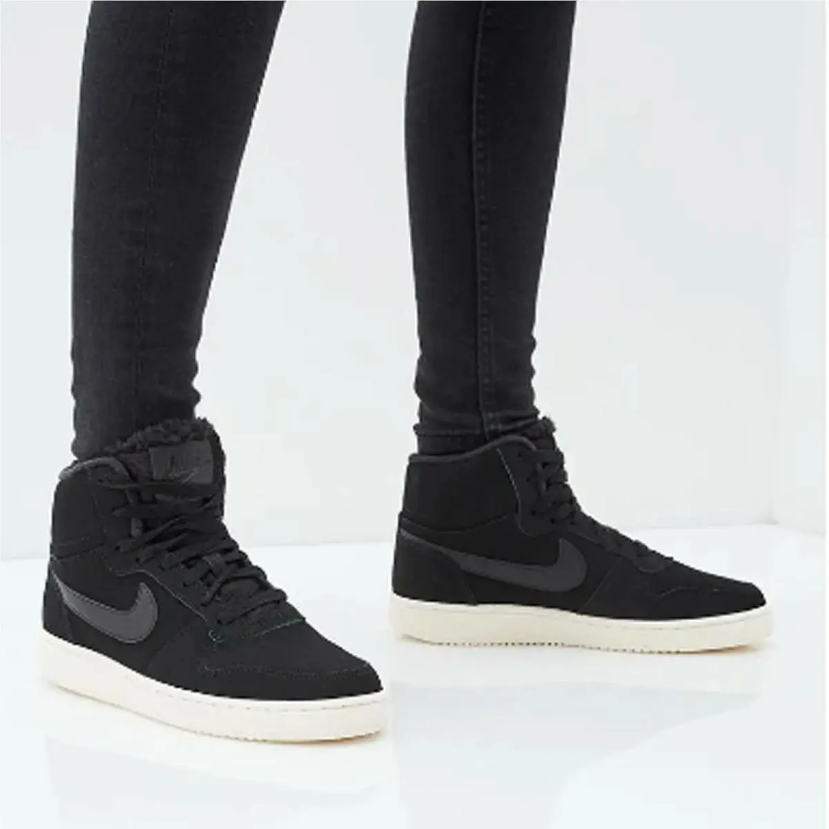 Nike shoes - Nike Ebernon Mid SE - Ebernon Mid - AV2478-001 - Black (UPC: 00191886401859) 6