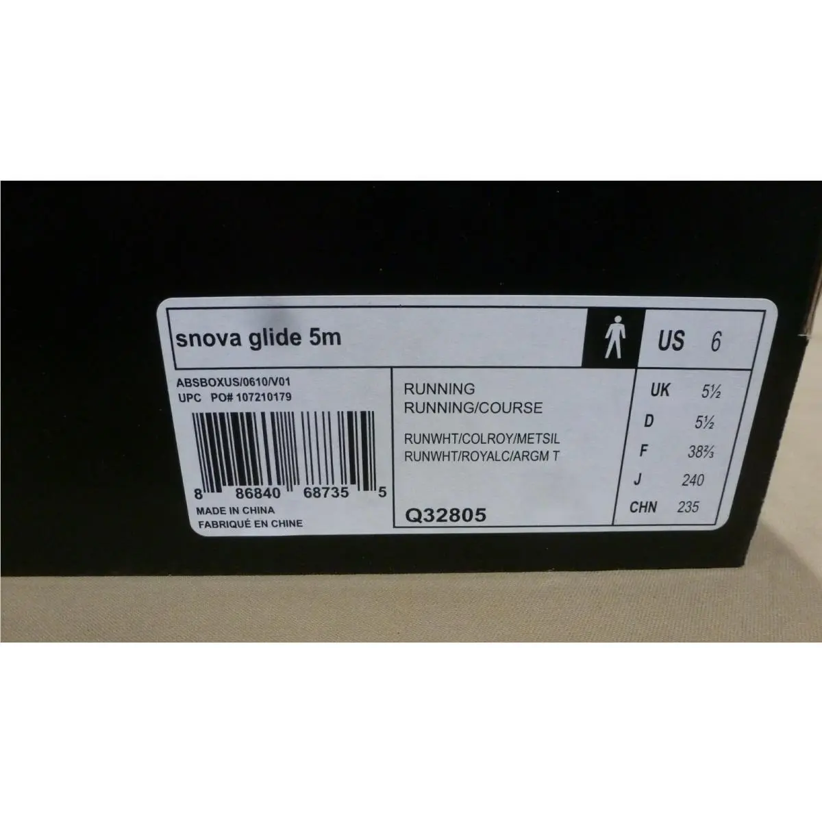 Adidas shoes - Snova Glide 5M - Snova Glide - Multicolor (UPC: 886840687355) 1