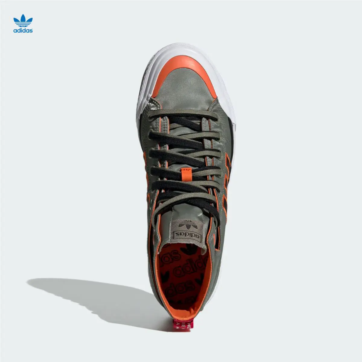 Adidas shoes - Adidas Originals Nizza - Originals Nizza - GZ2655 - Legacy Green / Core Black / Orange (UPC: 194821760813) 3