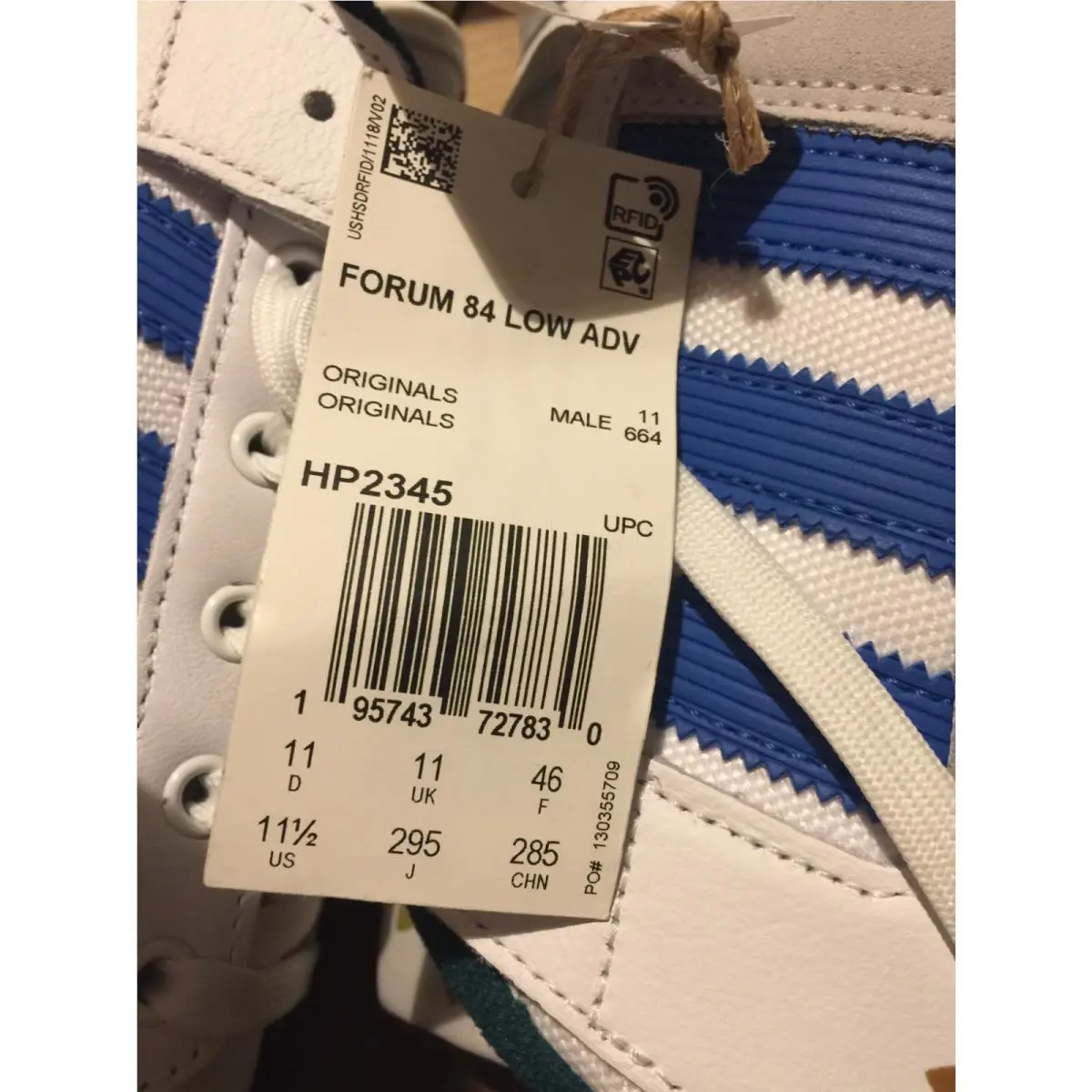 Adidas shoes - adidas Forum 84 Low - Forum Low - HP2345 - White 1