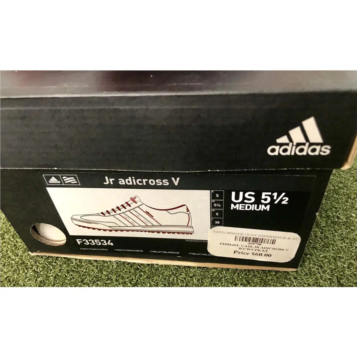 Adidas shoes - White/Pink (UPC: 889136196869) 4