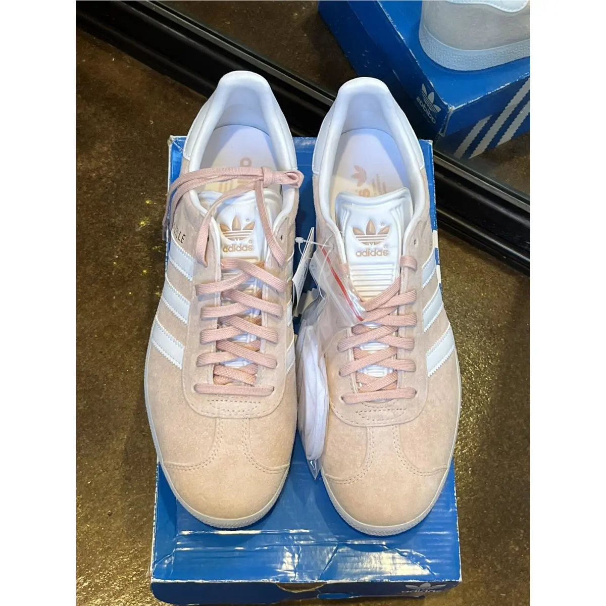 Adidas shoes - Adidas Gazelle Vapor - Gazelle Vapor - Pink/White (UPC: 889768227108) 1