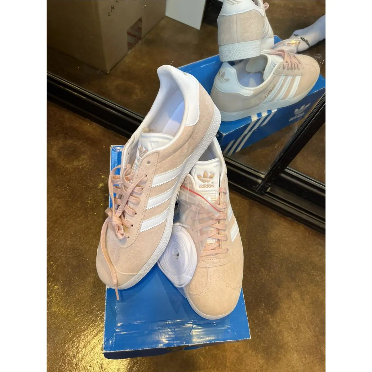 Adidas shoes - Adidas Gazelle Vapor - Gazelle Vapor - Pink/White (UPC: 889768227108) 2