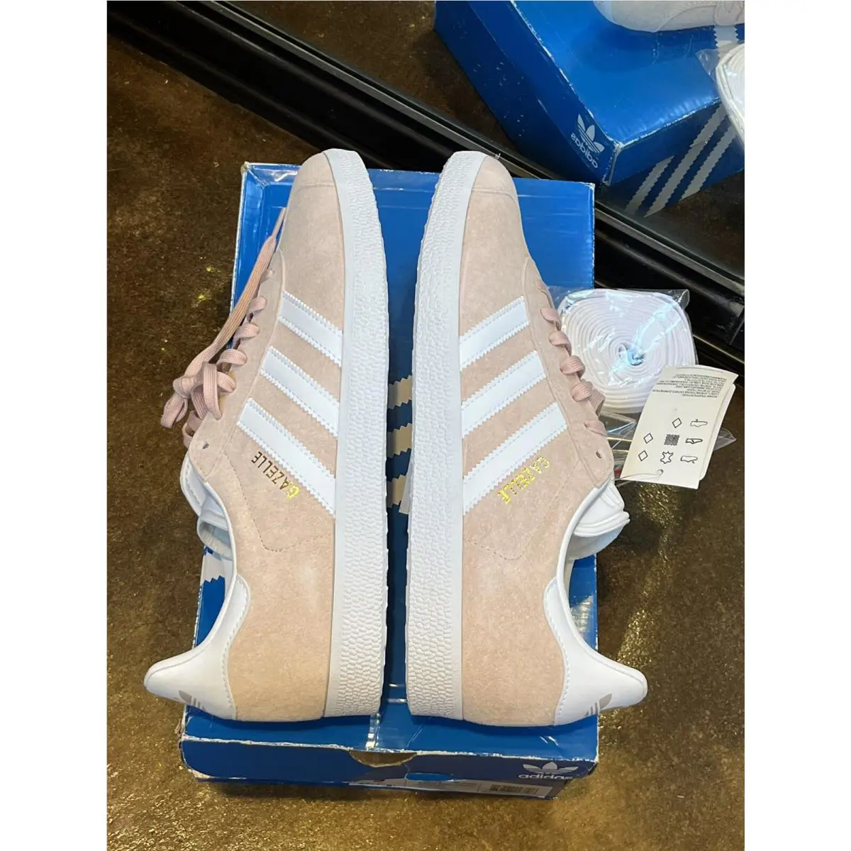 Adidas shoes - Adidas Gazelle Vapor - Gazelle Vapor - Pink/White (UPC: 889768227108) 5