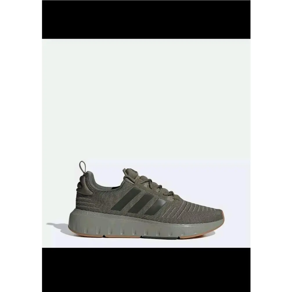 Adidas Men Swift Run Shoes Olive Strata Green 11.5