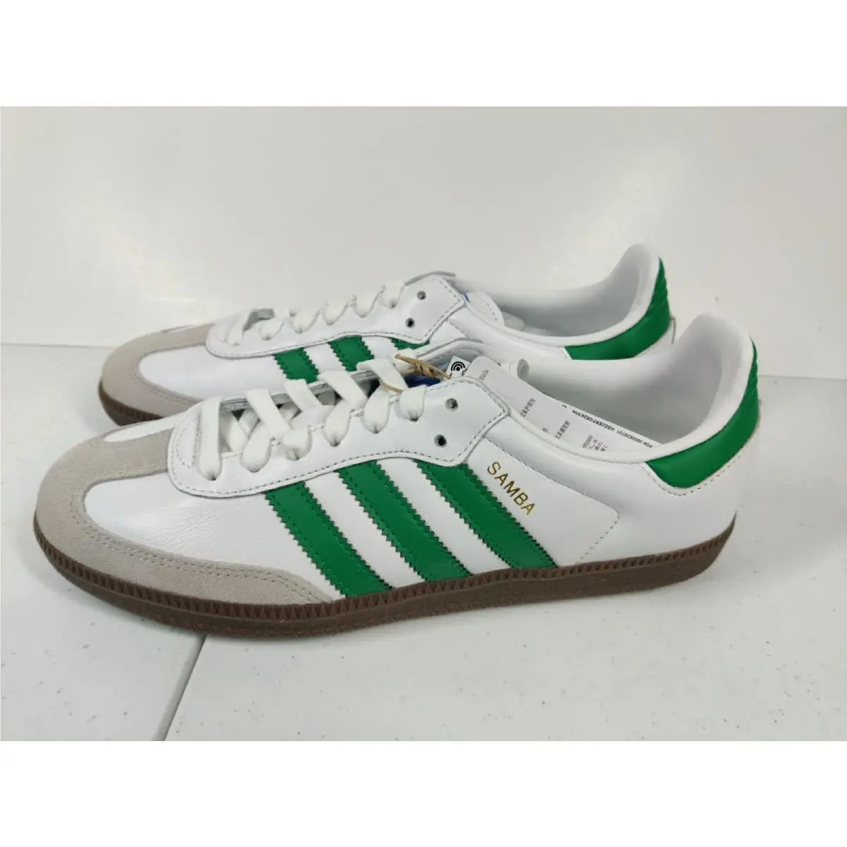 Adidas shoes - adidas Samba - Samba - IG1024 - WHITE/GREEN/GUM 0