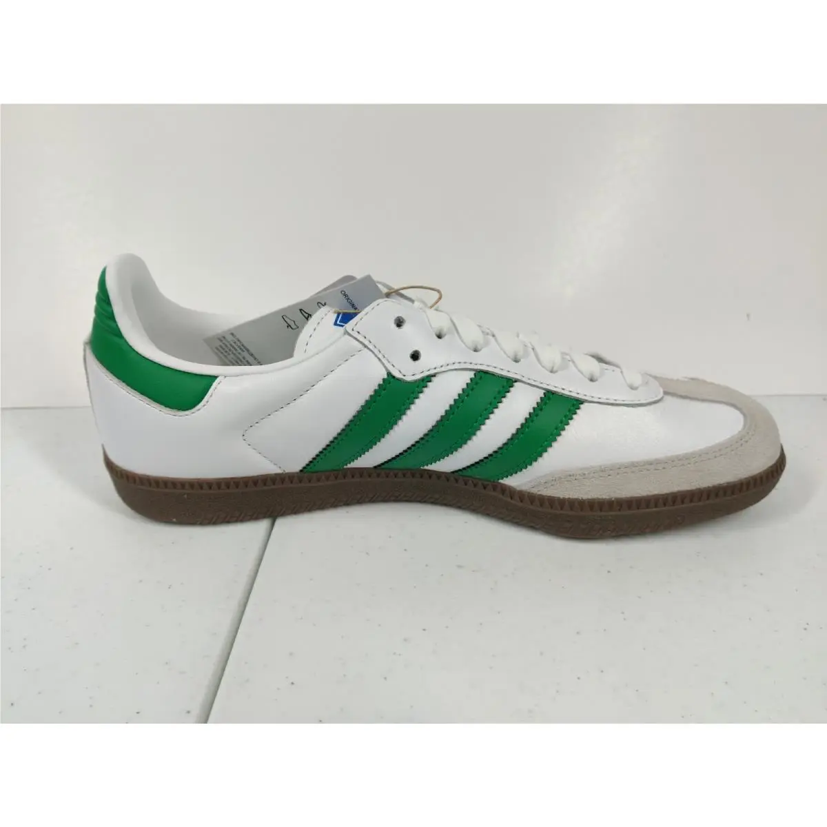 Adidas shoes - adidas Samba - Samba - IG1024 - WHITE/GREEN/GUM 2