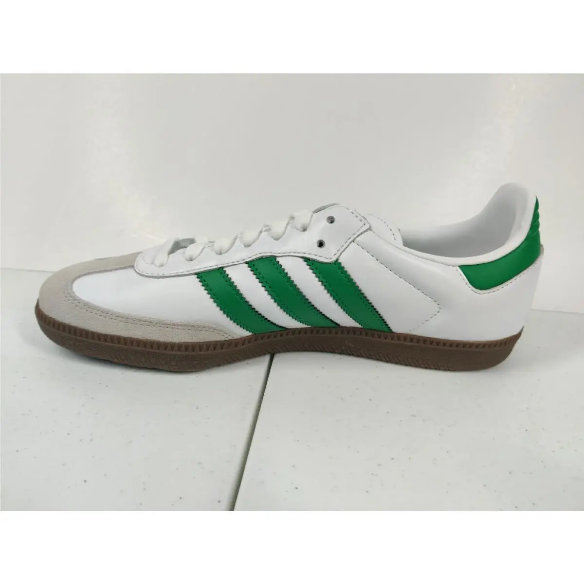 Adidas shoes - adidas Samba - Samba - IG1024 - WHITE/GREEN/GUM 3