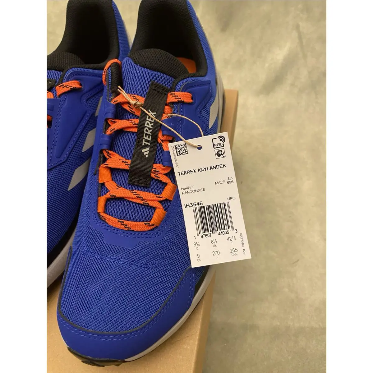 Adidas shoes - Adidas Terrex Anylander - Terrex Anylander - Blue/orange/gray 5