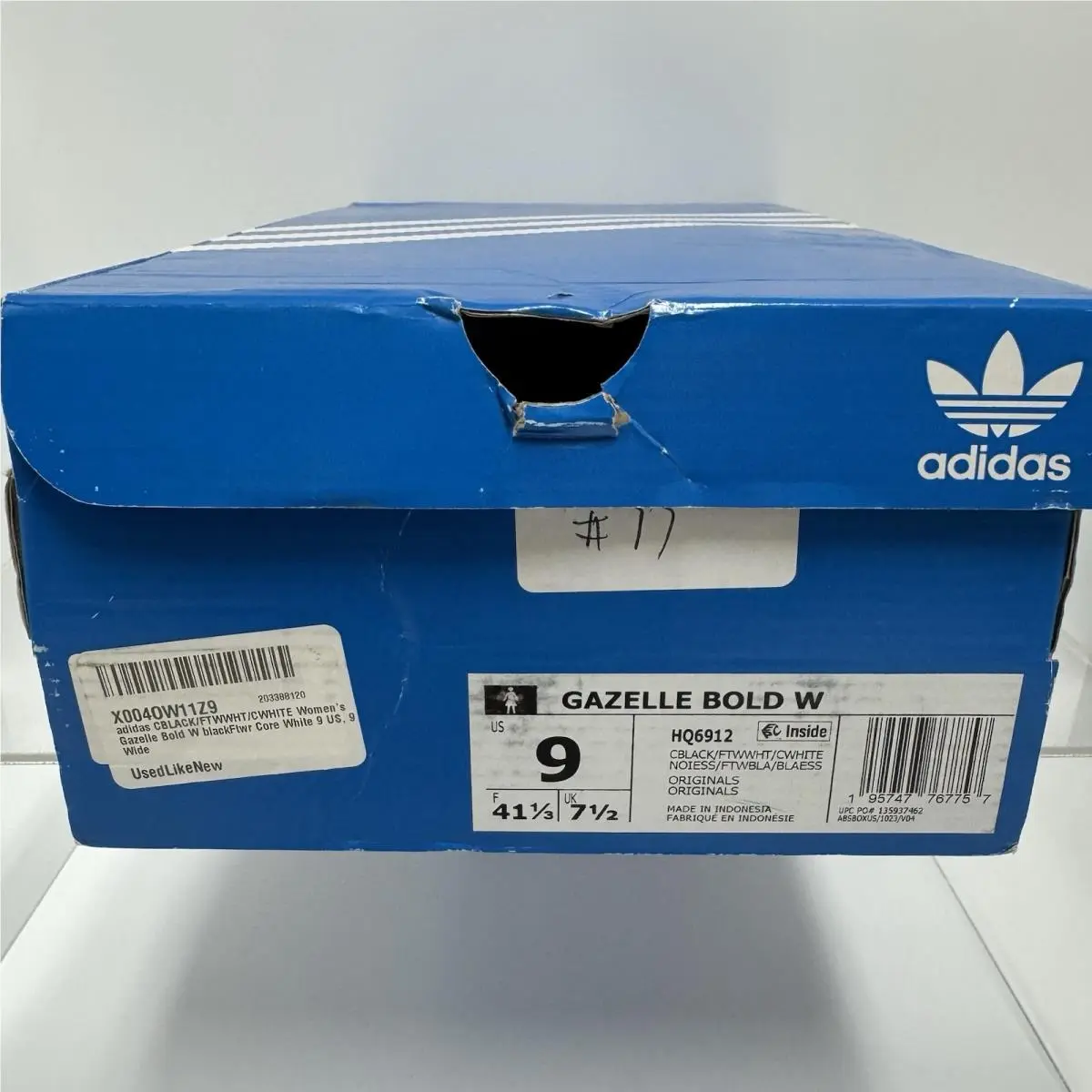 Adidas shoes - Adidas Gazelle Bold - Gazelle Bold - HQ6912 - Black 8