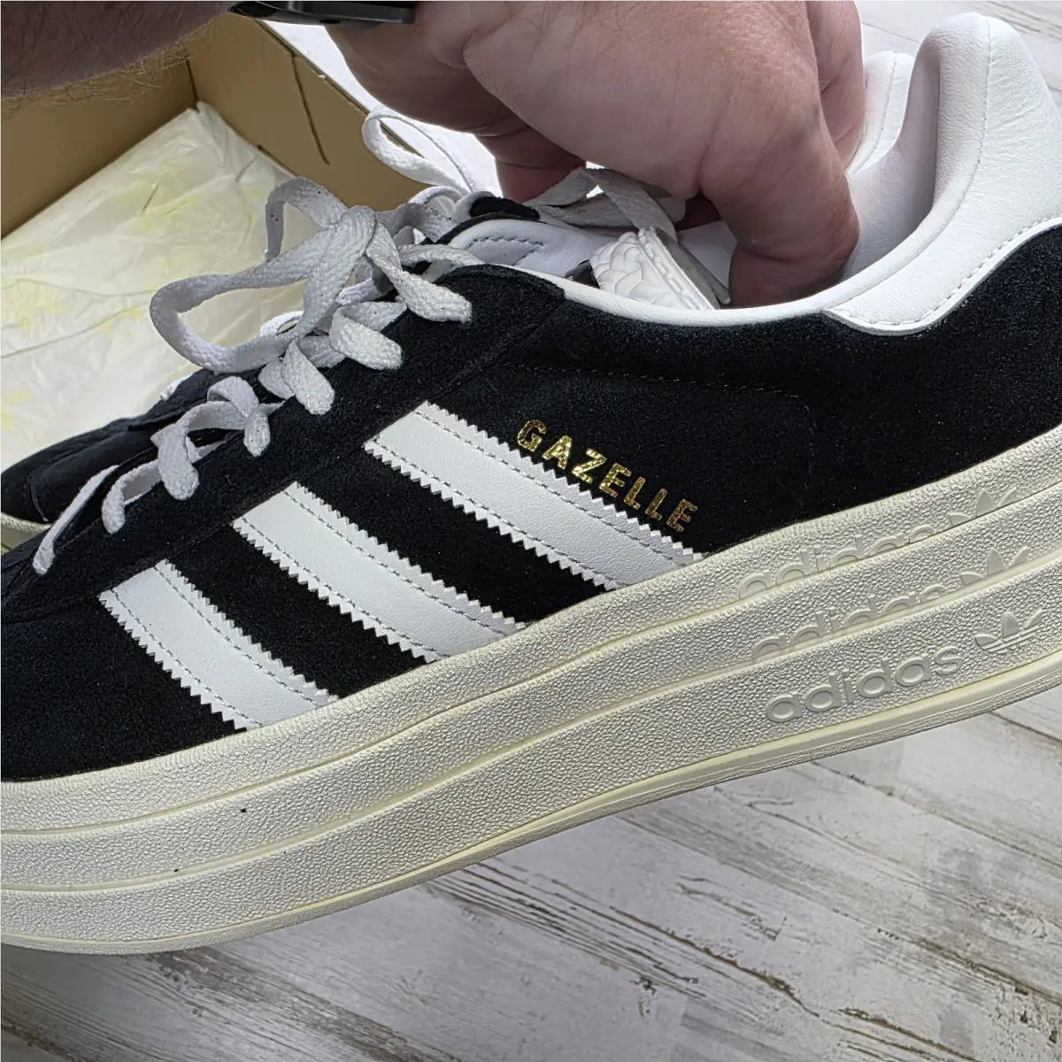 Adidas shoes - Adidas Gazelle Bold - Gazelle Bold - HQ6912 - White (UPC: 195747771396) 2