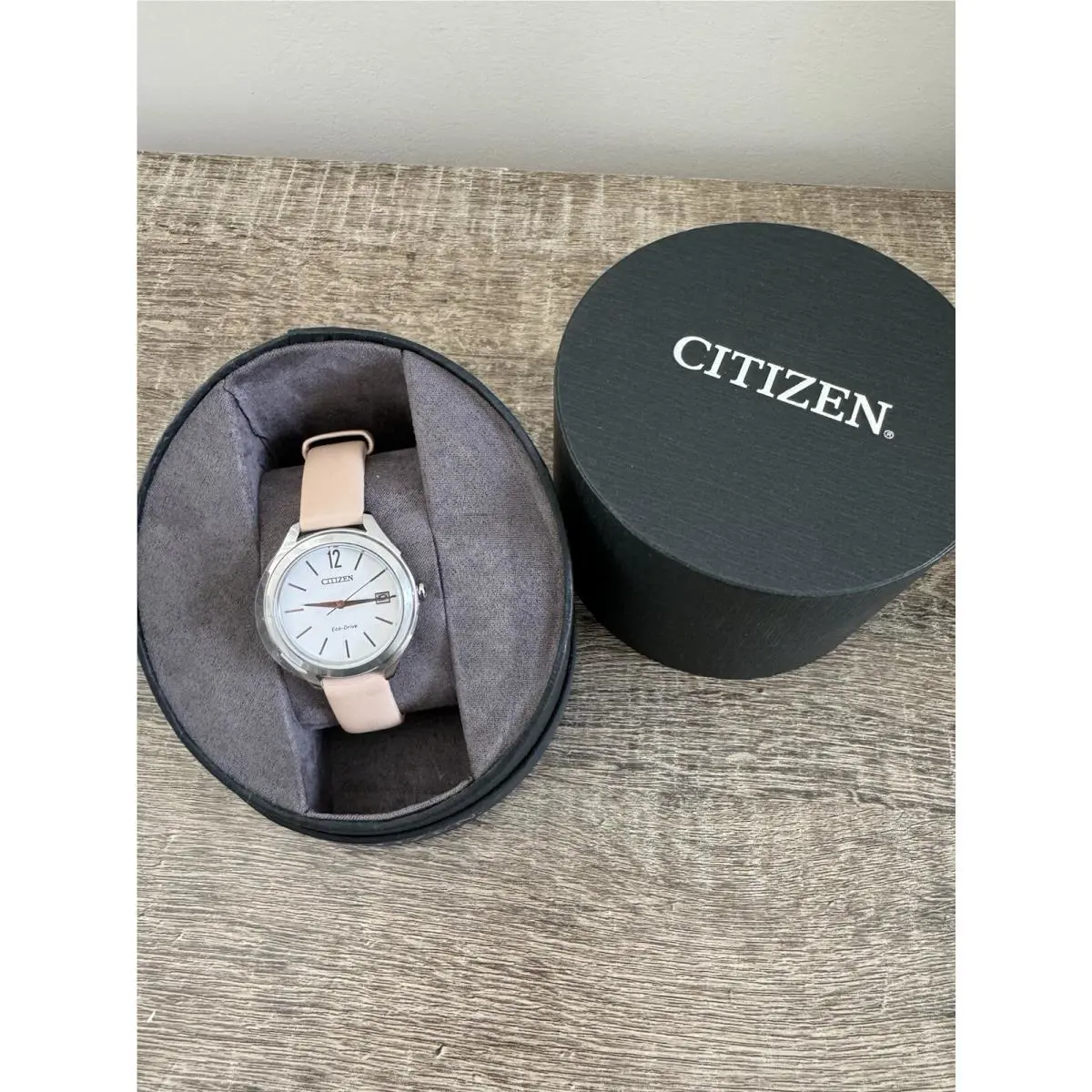 Citizen Eco-drive Ladies Stainless Steel Pink Silhouette Watch - FE6140-03A