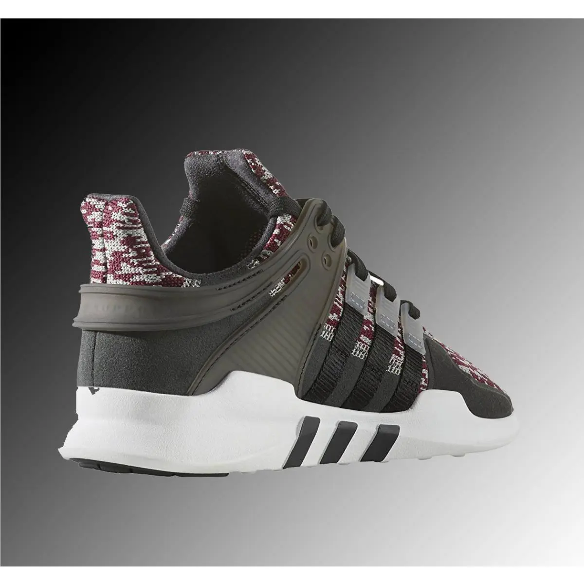 Adidas shoes - Solid Grey/Black/Maroon/White (UPC: 191031336647) 2