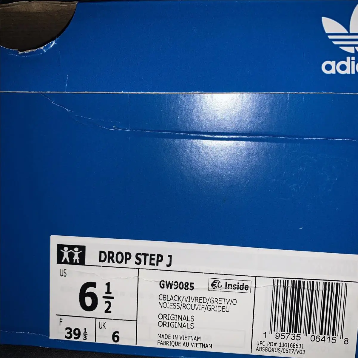 Adidas shoes - adidas Drop Step - Drop Step - GW9085 - BLACK/VIVID RED-GREY 9