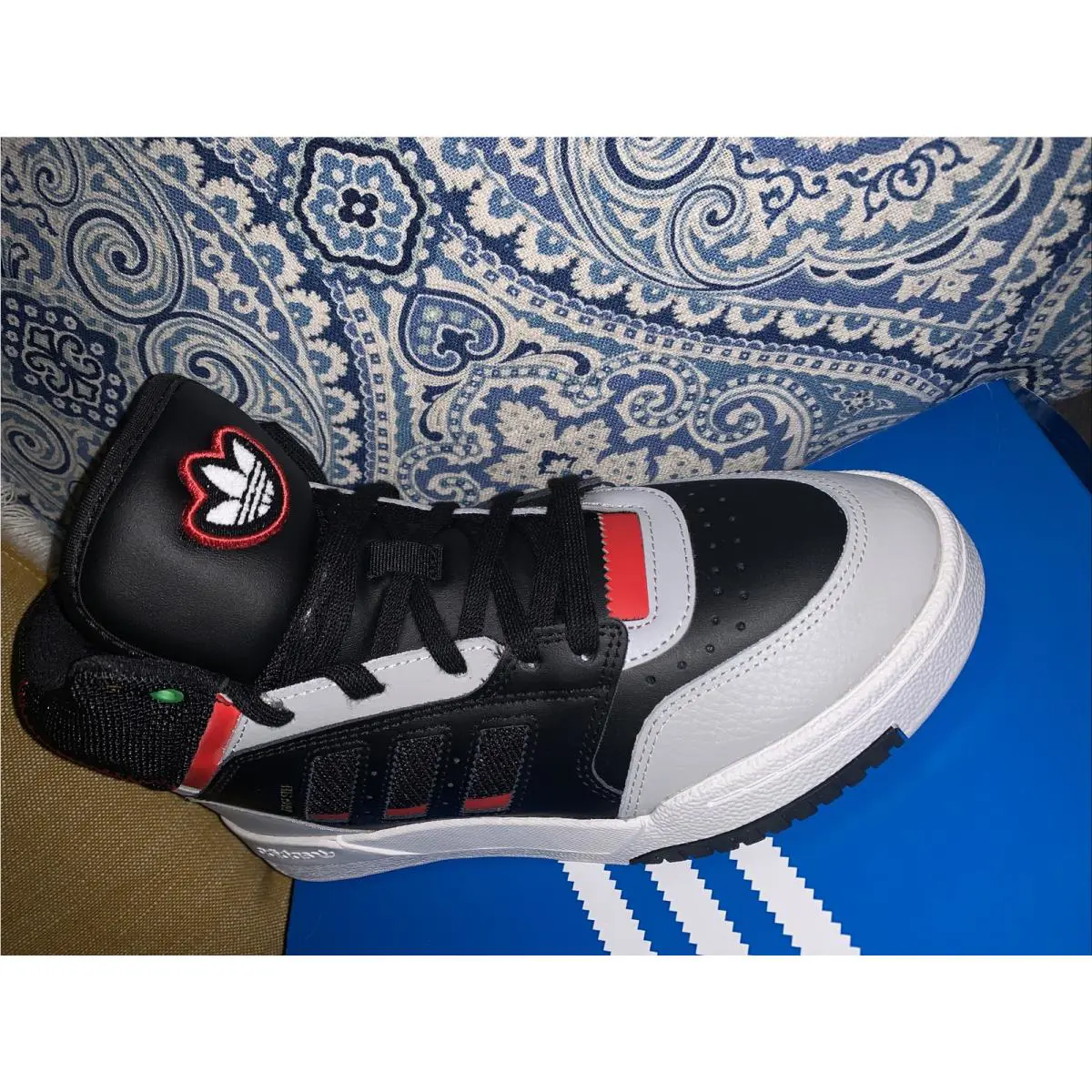 Adidas shoes - adidas Drop Step - Drop Step - GW9085 - BLACK/VIVID RED-GREY 3
